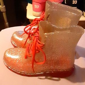 Girls rain half boots